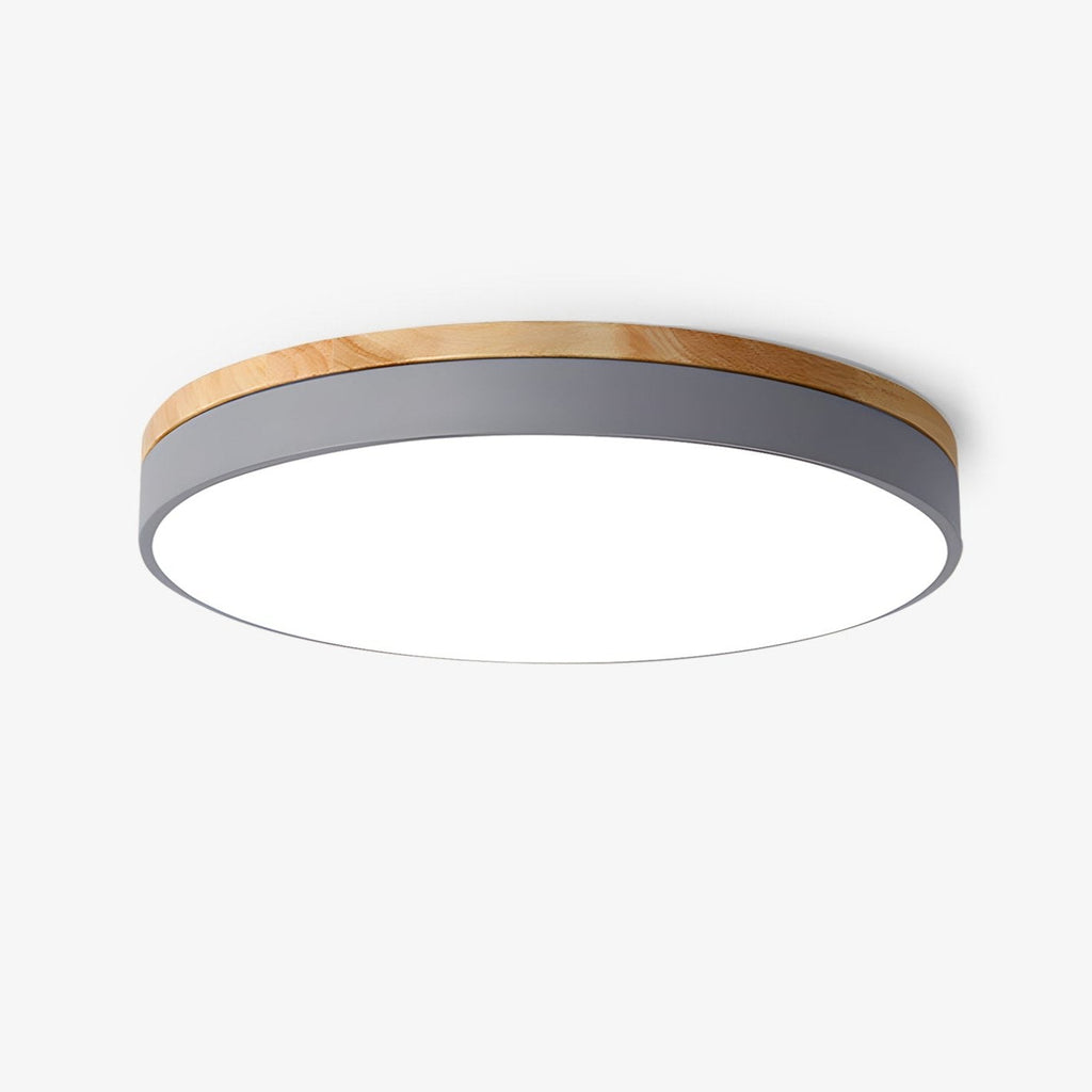 Zara Circular Wooden Suspension Light Lighting Lobby