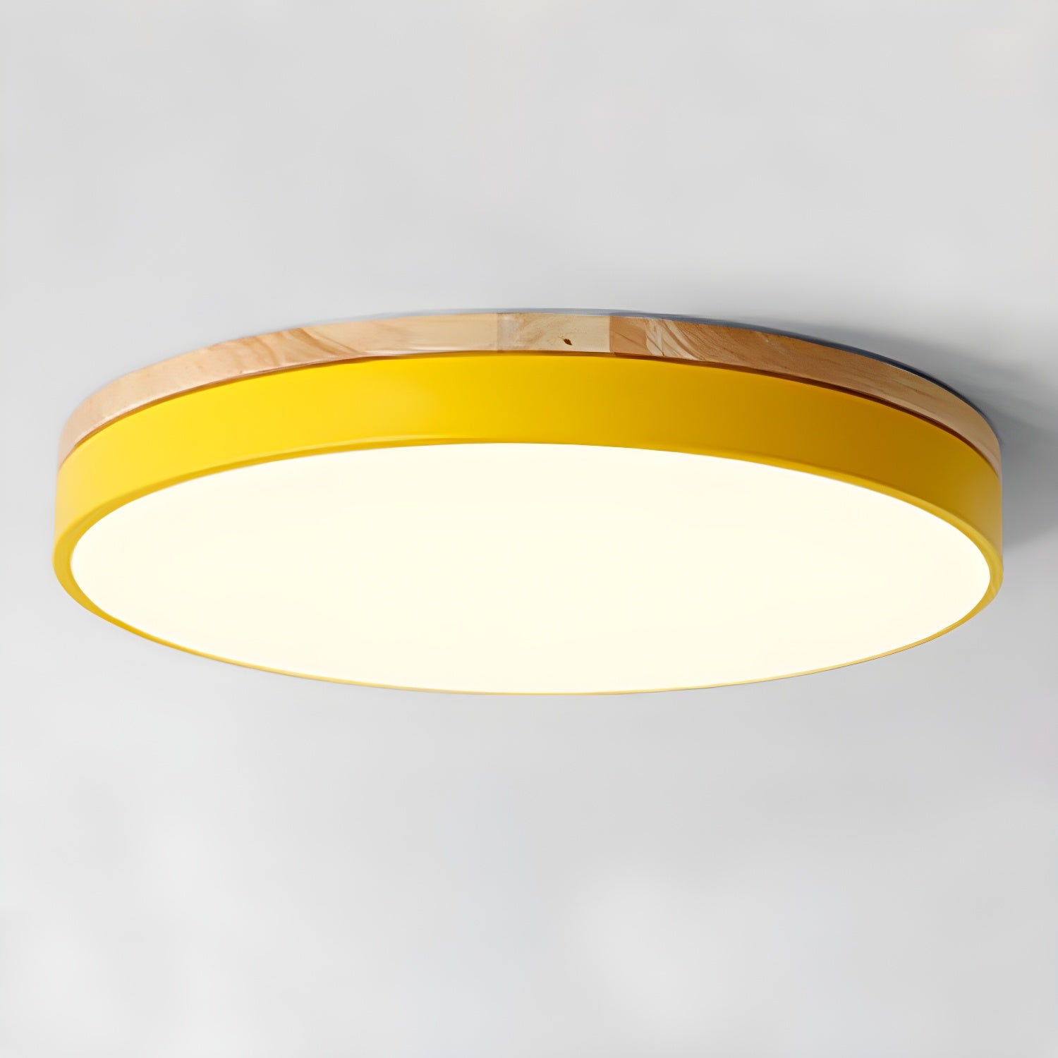 Zara Circular Wooden Suspension Light Lighting Lobby