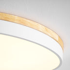 Zara Circular Wooden Suspension Light Lighting Lobby