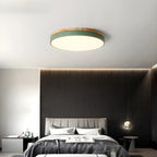 Zara Circular Wooden Suspension Light Lighting Lobby