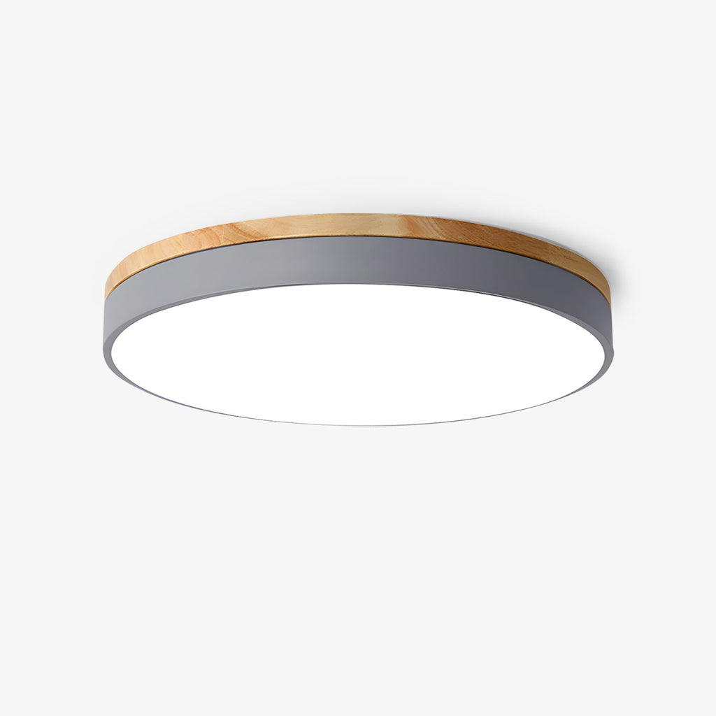 Zara Circular Wooden Suspension Light Lighting Lobby
